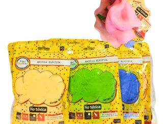 Masa Arcilla Elástica Moldeable 40gm Juego Juguete Didáctico