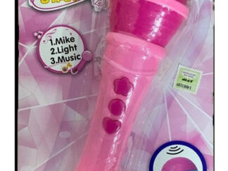 Micrófono Karaoke Toyland Playking Infantil Rosa 21 Cm Con Luz Y Sonido