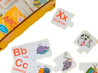 Juego Asociación Letras Imágenes Didáctico Caja Madera Planz