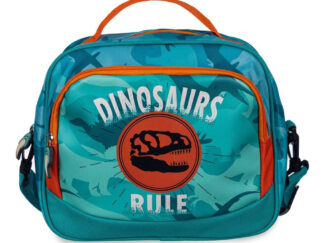 Lunchera Termica Escolar Dinosaurios Talbot 25.5x21.5x12cm