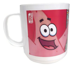 Taza Plástica Bob Esponja 340ml Cresko Infantil Libre Bpa Apta Lavavajillas