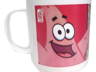 Taza Plástica Bob Esponja 340ml Cresko Infantil Libre Bpa Apta Lavavajillas