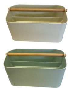 Canasto Organizador Cesta Con Manija 28x17x15cm Cajón Cesto 22370