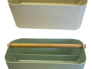 Canasto Organizador Cesta Con Manija 28x17x15cm Cajón Cesto 22370