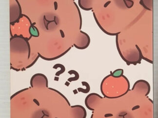 Set Libreta Con Post It Y Notas Capybara Carpincho Infantil