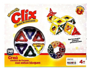 Magnific Bloques De Construcción Clix 148 Piezas Plástico Para Niños