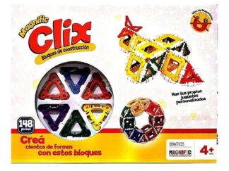 Magnific Bloques De Construcción Clix 148 Piezas Plástico Para Niños
