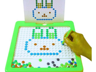 Pizarra Magnetica 50 Botones Color 20 Dibujos Juguete Juego