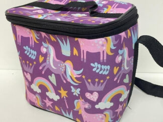 Lunchera Térmica Escolar Unicornios Neoprene Uggla 20x22cm Unicórnios
