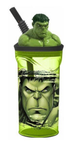 Vaso Con Figura 3d Disney Marvel Paw Patrol Minecraft Y Mas Color Hulk Sp466