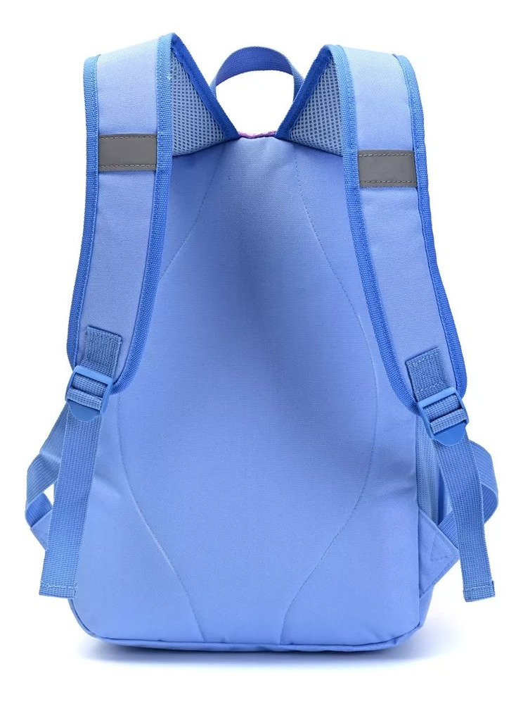 Mochila Escolar Skora Con Lentejuelas Degradé Y Portanotebook De 16 Para Niñas Rosa Liso - Imagen 5