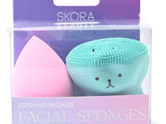 Kit X2 Esponja Blender Y Pulpito Limpiador Facial Maquillaje