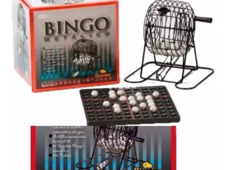Juego De Bingo Bolillero Metalico Bisonte 9925 Completo