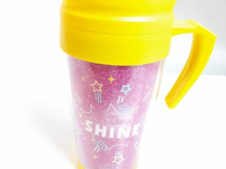 Jarro Vaso Térmico Infantil Con Glitter Manija 400ml Taza Ry