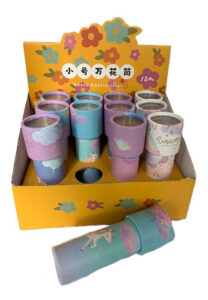 Caleidoscopio Mágico Infantil Pastel Juego Juguete Didáctico