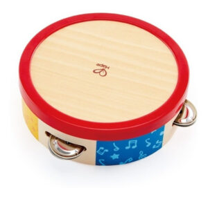 Pandereta Juguete Hape Madera Didáctico Instrumento Musical