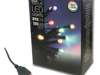 120 Luces Led Multicolor Tira Usb Arbol Navidad Decoración