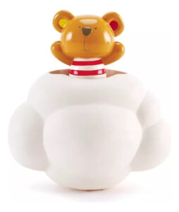Osito Compañero De Baño Hape Oso De Juguete Bicolor Blanco Y Marron