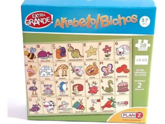 Rompecabezas De Piso Doble Bichos Abc Puzzle 28 Piezas Juego