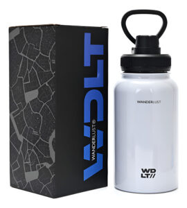 Botella Acero Inoxidable 900 Ml Wanderlust Antiderrame Metal
