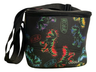 Lunchera Térmica Escolar Dinosaurios Neoprene Uggla 20x22cm Dinosaurios