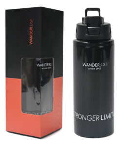 Botella Deportiva Metal Wanderlust 750 Ml Acero Inoxidable