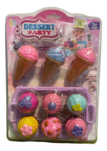 Set De Dulces Helados Muffins Bandeja Juguete Infantil Juego