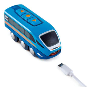 Tren A Control Remoto Cargausb Locomotora Juego Juguete Hape Locomotora Radiocontrol