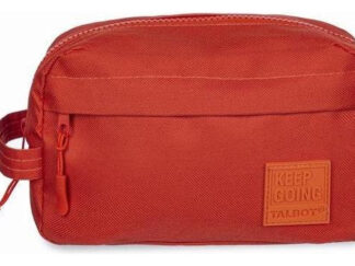 Cartuchera Talbot Classics Lisa 2 Cierres Color Rojo Liso