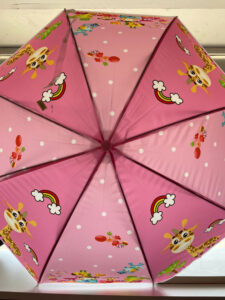 Paraguas Para Lluvia Estampados Infantiles De Niños Juguete