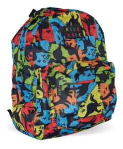 Mochila Infantil Dinosaurios Klub Mode 2 Cierres 12 Pulgadas