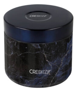 Tuper Recipiente Cresko De Acero Inoxidable Térmico Marmol Color Negro