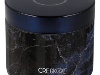 Tuper Recipiente Cresko De Acero Inoxidable Térmico Marmol Color Negro