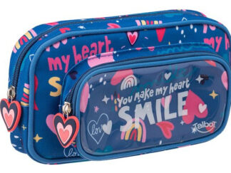 Cartuchera Talbot Big Pocket 2 Cierres Modelo Astro Dj 22x11x9cm 7337 Liso