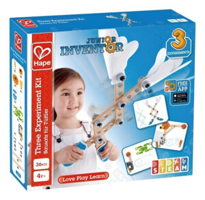 Kit Juego De Experimentos Científicos Juguete Hape Mecánica 37