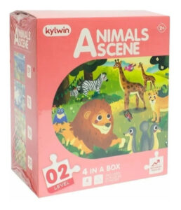 Rompecabezas Kylwin Animals Scene 57 Piezas Temática Animales