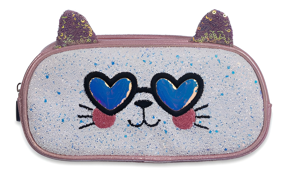 Canopla Fancy 3d Sunglass Kitten Talbot Cartuchera Rect Gato