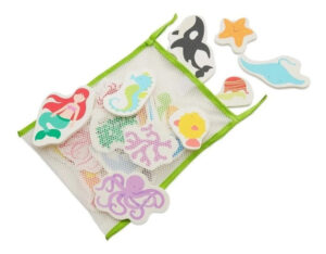 Animales De Mar Al Agua Juguete Goma Eva Con Bolsa Red Juego