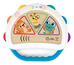 Pandereta Baby Einstein + Hape Tap & Shake Magic Touch, A Pa Blanco