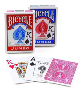 Bicycle Poker Size Jumbo Index Juego De Cartas 2 Rojo