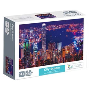 Rompecabezas Puzzle 1000 Piezas Nueva York De Noche Eeuu