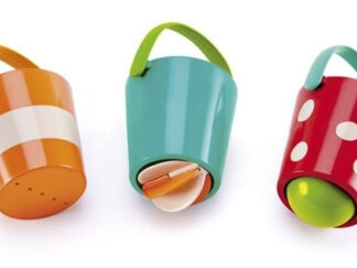 Juego De 3 Baldes Alegres Hape  Para Jugar En El Agua Bebé