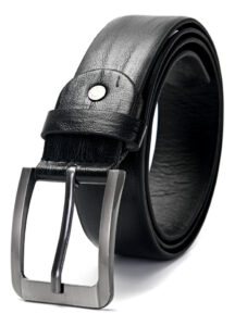Cinturon Hombre Go Wanderlust 4 Cm Hebilla Negro Cinto 34575