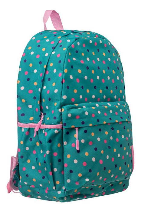 Mochila Estampada De Espalda Talbot 43cm 17 Pulgadas Escolar Color Lunares Diseño De La Tela Tampa - Imagen 2