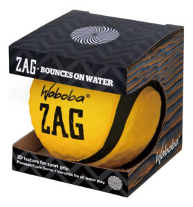 Pelota Zag Texturada Rebota En El Agua Waboba Color Amarillo