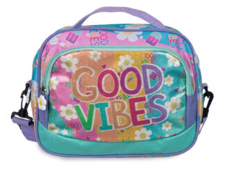 Lunchera Termica Escolar Buena Vibra Talbot 25.5x21.5x12cm Lila