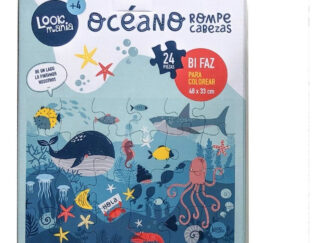 Rompecabeza Bifaz Para Colorear Océano Puzzle Lookmania 24pz