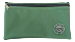 Cartuchera Compañia Del Sur Verde Liso 2 Cierres 22x10x3 Cm