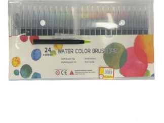 Marcadores Punta Pincel + Recargable Extra Blanda 24 Colores