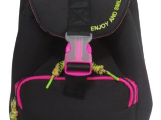 Mochila Mini Smile Cresko Adultos Adolescentes Espalda 26x24 Negro